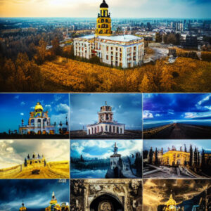 Photo of a ukraine building that was destroyed by Russian weapons. The war has put pressure on businesses while some companies Still Operating In Russia